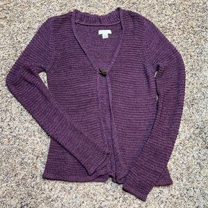 🛍 Christopher Banks Purple Cardigan